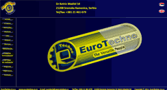 Desktop Screenshot of eurotechno.co.rs