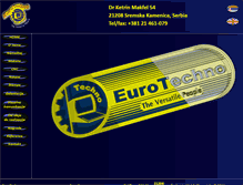 Tablet Screenshot of eurotechno.co.rs